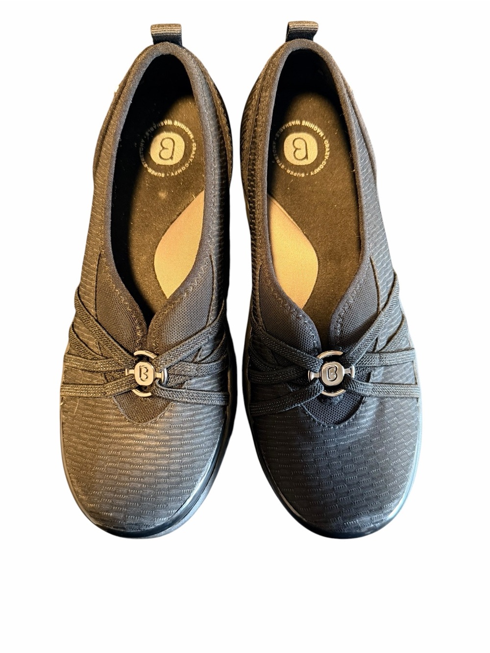 Black Bzees Niche Slip-On Comfort Shoes Women’s Size 8M